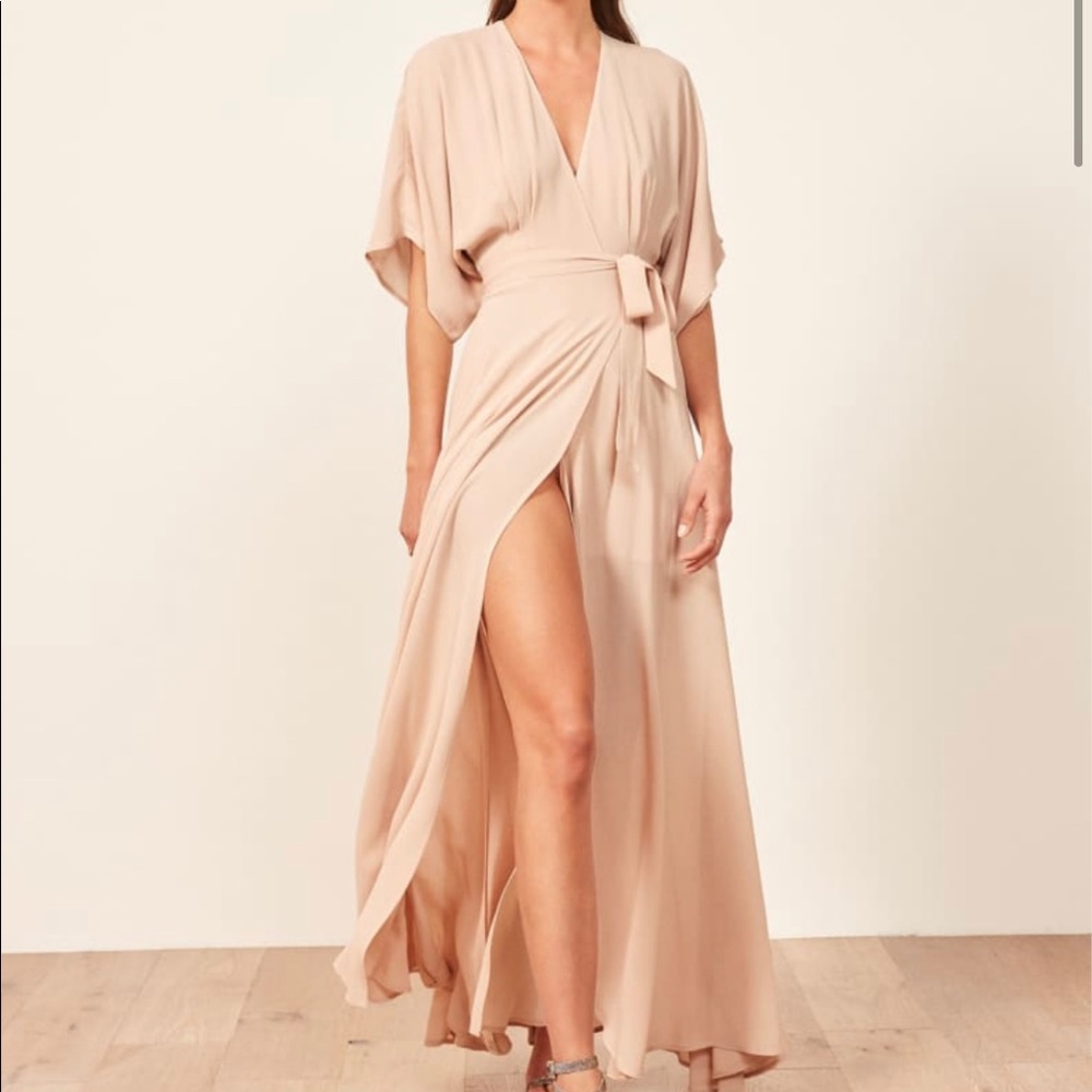Reformation Winslow Maxi Dress- Champagne
